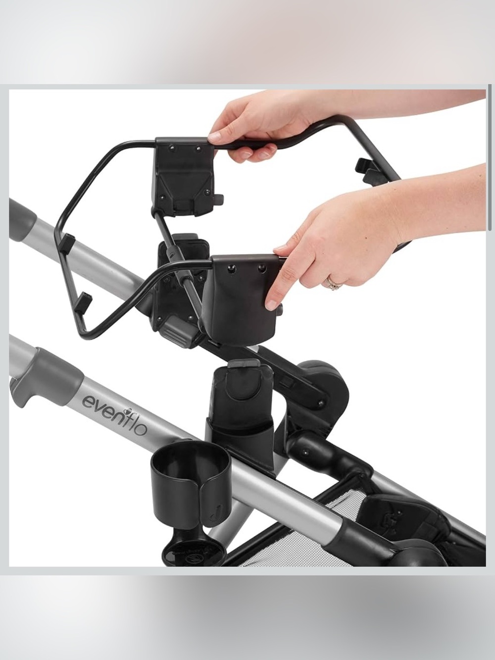 NEW Evenflo Pivot Xpand Adapter for Perego Infant Car Seats, Graco, Chicco Peg